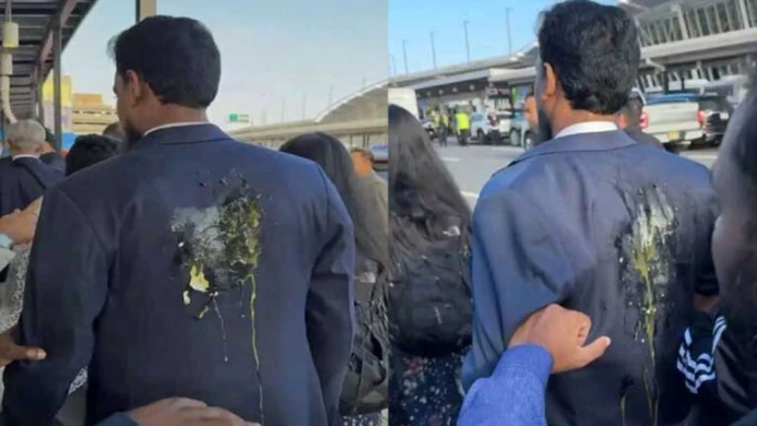 নিউইয়র্কে এনসিপি নেতা আখতার হোসেনের ওপর ডিম নিক্ষেপ