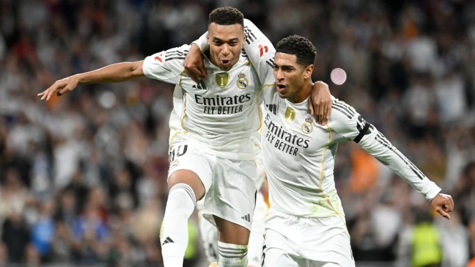 এমবাপ্পে-বেলিংহ্যামের গোল উৎসবে রিয়ালের দাপুটে জয়