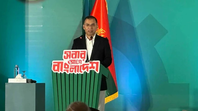এখন বাংলাদেশ পুনর্গঠনের সময় : তারেক রহমান