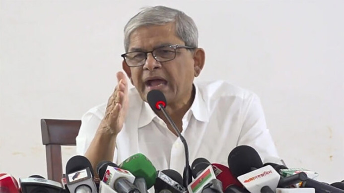 গণতন্ত্রে চাপ সৃষ্টিকারী কর্মসূচি অশুভ সংকেত: মির্জা ফখরুল ইসলাম
