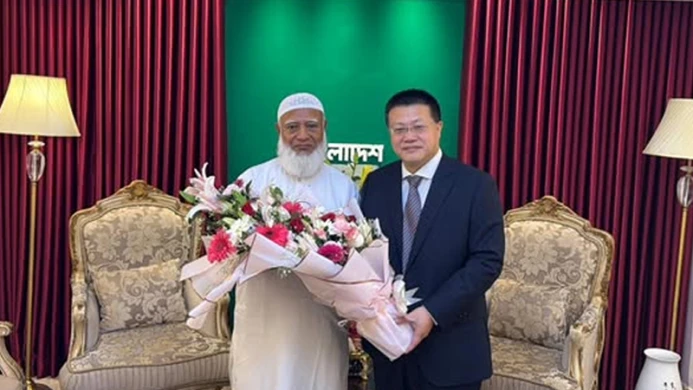 বিরোধীদলীয় নেতার সঙ্গে চীনা রাষ্ট্রদূতের সৌজন্য সাক্ষাৎ
