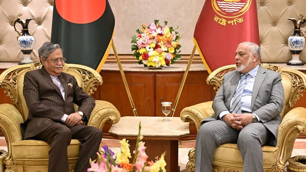 বঙ্গভবনে প্রধান বিচারপতির রাষ্ট্রপতির সঙ্গে সৌজন্য সাক্ষাৎ