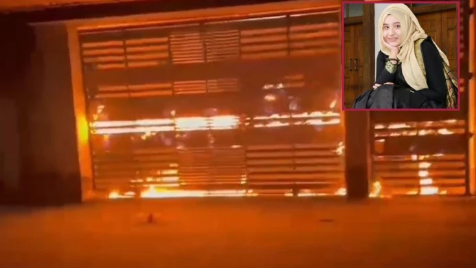 ডাকসু নেত্রী রাফিয়ার ময়মনসিংহের বাড়িতে আগুন দিয়েছে দুর্বৃত্তরা