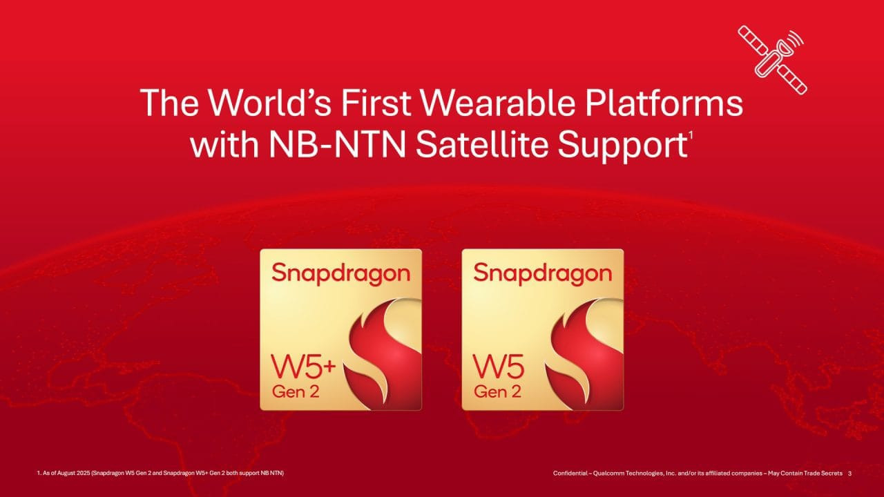 স্মার্ট ওয়াচের মত পরিধানযোগ্য  ডিভাইসের জন্য নতুন চিপ প্ল্যাটফর্মের ঘোষণা কোয়ালকমের