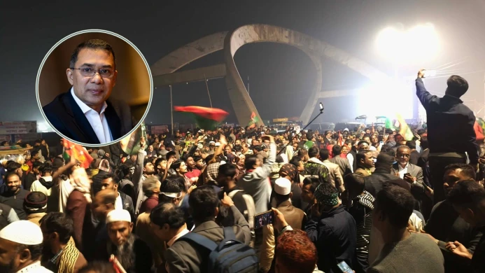 ‘লিডার আসছে’ স্লোগানে রাতেও উৎসবমুখর ৩০০ ফিট এলাকা