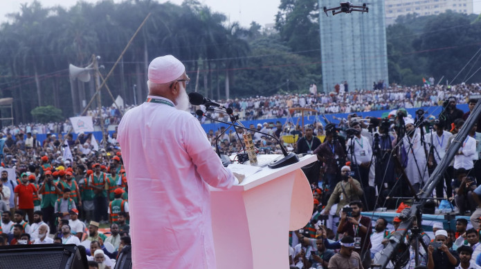 দলনেতা নয়, শিশুদের বন্ধু, তরুণদের ভাই হয়ে এসেছি:জাতীয় সমাবেশে জামায়াত আমির