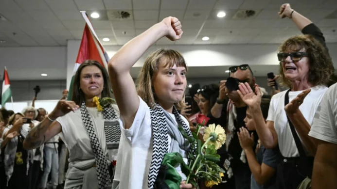 ইসরায়েলে আটক ফ্লোটিল্লা, গ্রেটা থানবার্গসহ ১৭০ কর্মী ফেরত