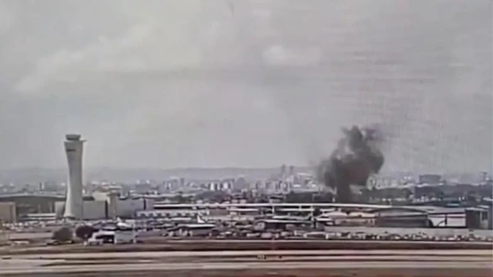 ইরানের ক্ষেপণাস্ত্র হামলার মুখে ইসরায়েলের প্রধান আন্তর্জাতিক বিমানবন্দর