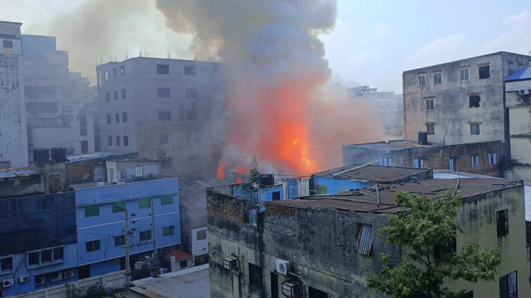 মিরপুরে পোশাক কারখানা-কেমিক্যাল গোডাউনে ভয়াবহ অগ্নিকাণ্ড