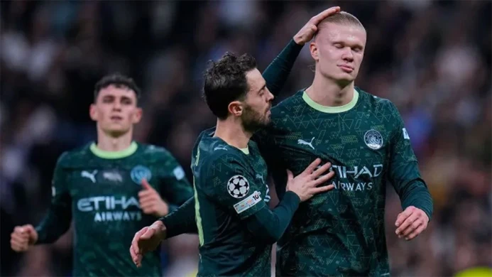 চ্যাম্পিয়নস লিগে ২-১ গোলে রিয়ালকে হারিয়ে ম্যানসিটির জয়