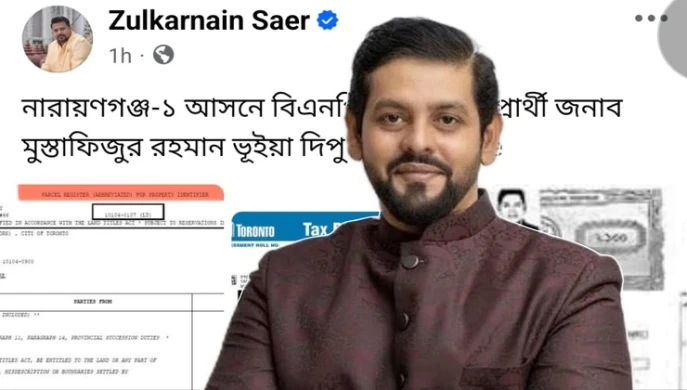 বিএনপি প্রার্থী দিপুর বিরুদ্ধে হলফনামায় বিদেশি সম্পদ গোপনের অভিযোগ