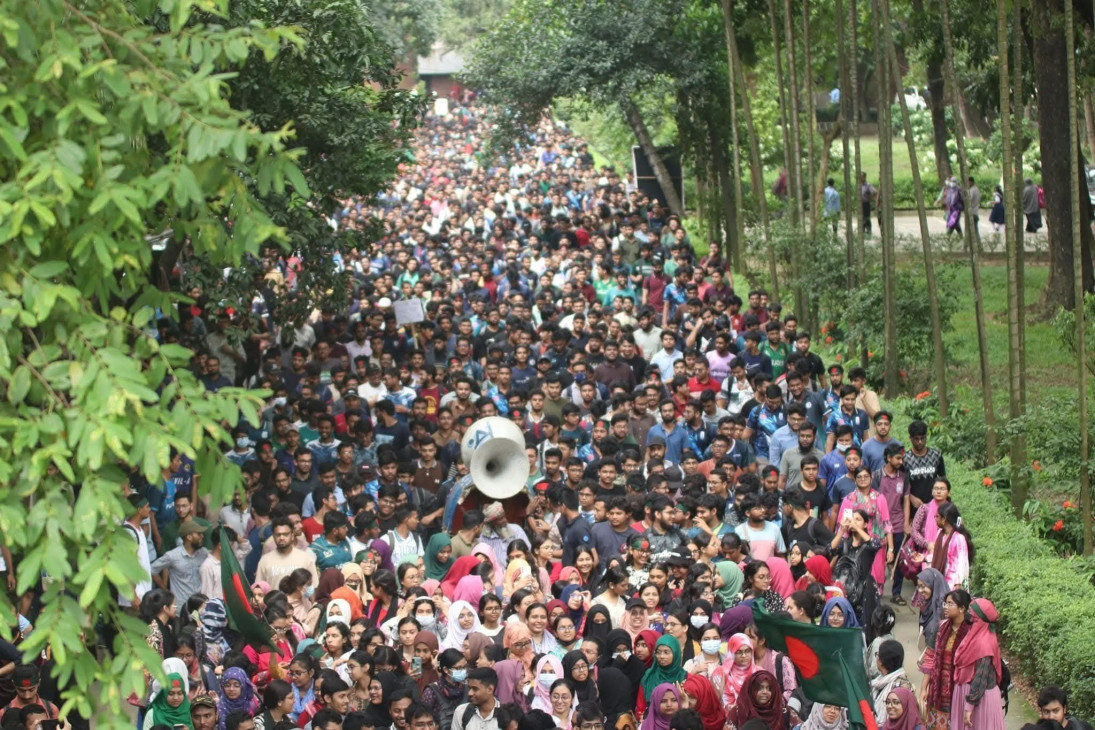 ৫ দফা দাবি না মানা পর্যন্ত শাহাবাগে অবস্থান কর্মসূচির ঘোষণা প্রকৌশল অধিকার আন্দোলনের শিক্ষার্থীদের