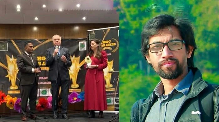 সাংবাদিকতায় পোল্যান্ডে আন্তর্জাতিক সম্মাননা পেলেন মাহতাব শফি