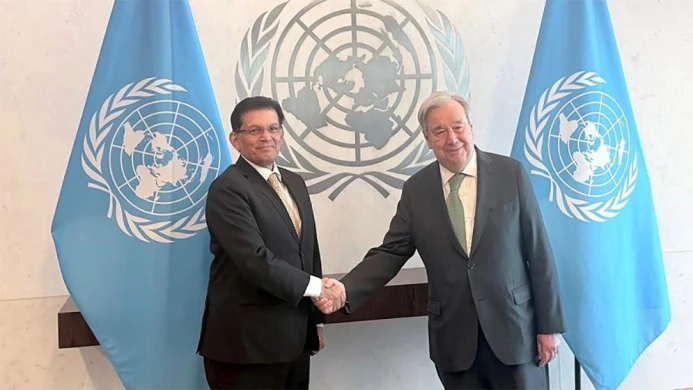 বাংলাদেশের পাশে থাকার অঙ্গীকার পুনর্ব্যক্ত জাতিসংঘ মহাসচিবের