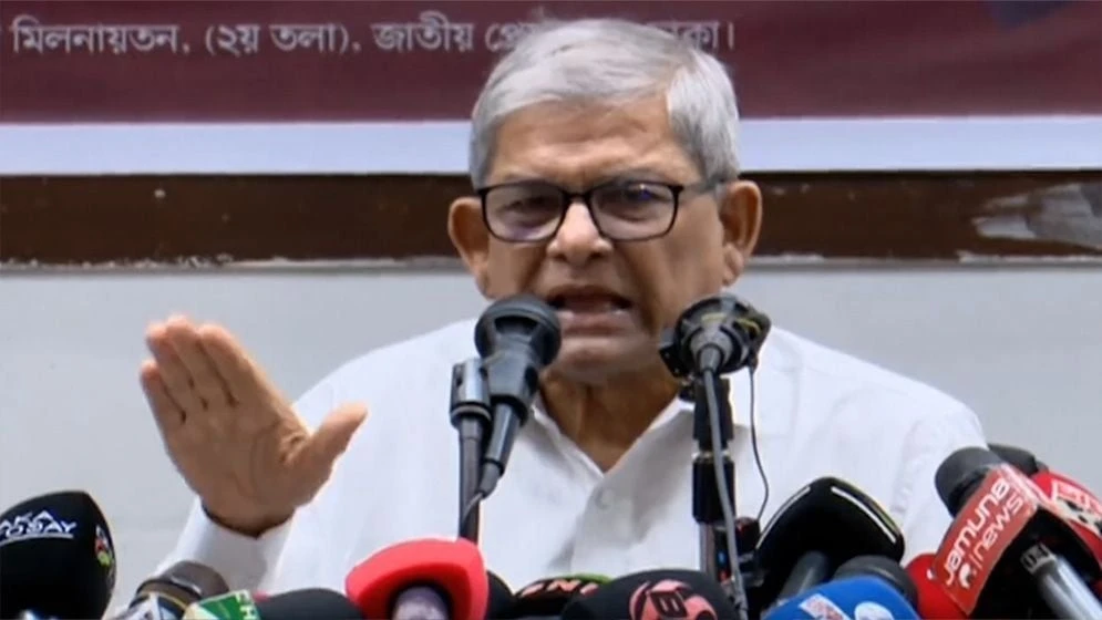 বর্তমান সংকটের জন্য দায়ী অন্তর্বর্তী সরকার ও ঐকমত্য কমিশন: মির্জা ফখরুল