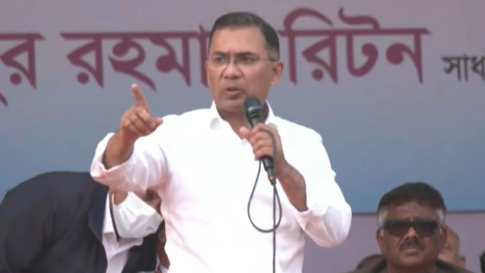 পদ্মা ব্যারেজ ও বরেন্দ্র প্রকল্প চালুর ঘোষণা তারেক রহমানের