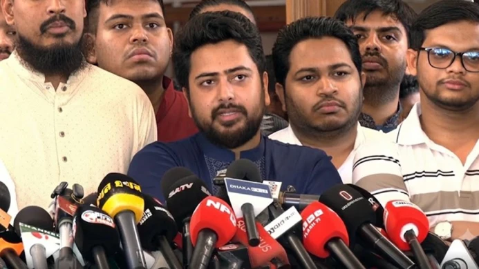 জুলাইয়ের ইতিহাস দলীয়করণ না করার আহ্বান নাহিদ ইসলামের
