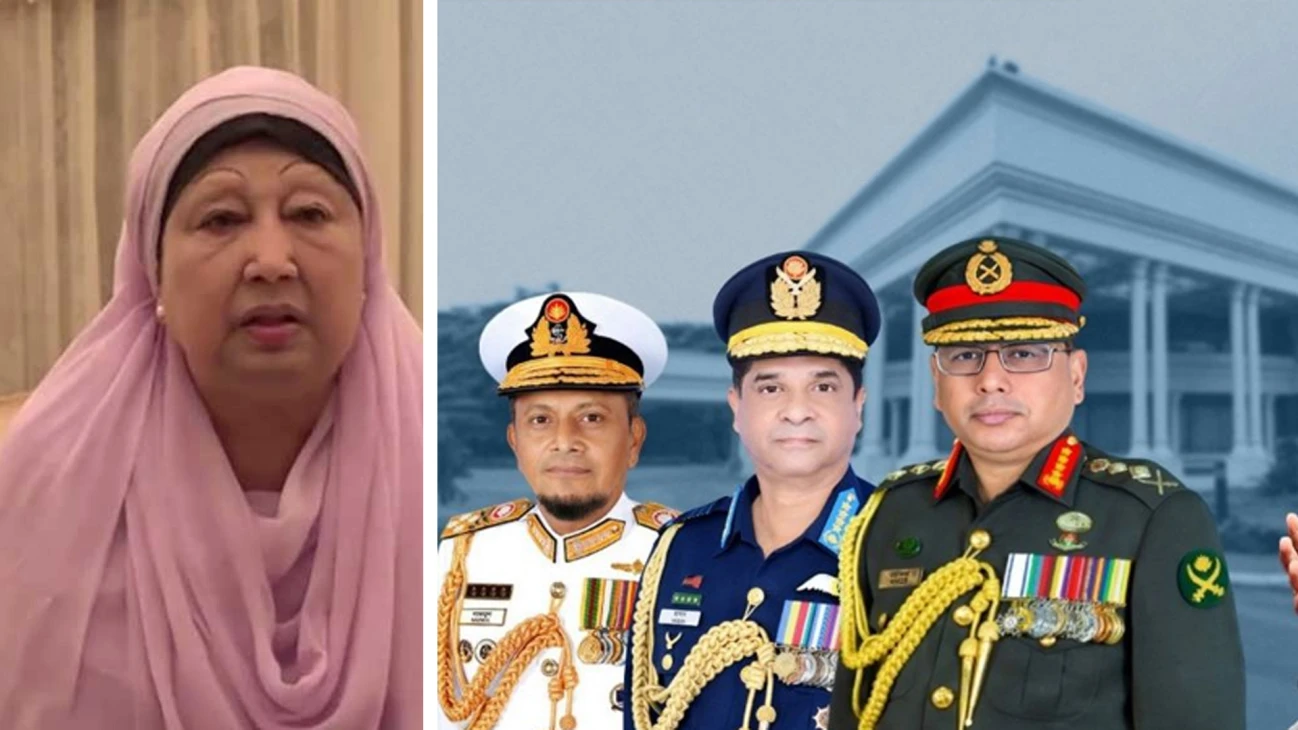 বেগম খালেদা জিয়াকে দেখতে হাসপাতালে তিন বাহিনীর প্রধান