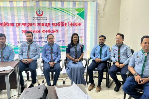 Workshop on 'Scouting Awareness through Social Media' in Gazipur