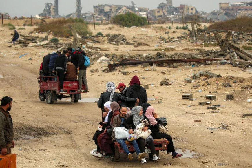 Trump says no right of return for Palestinians under Gaza plan