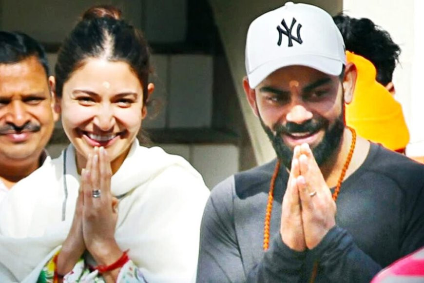 Anushka-Virat in Vrindavan, the popular duo steeped in spirituality