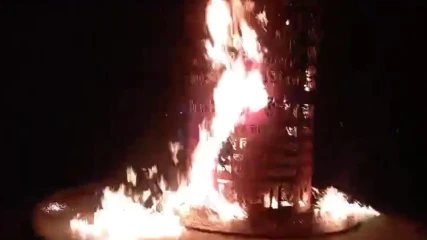নোয়াখালীতে জুলাই স্মৃতিস্তম্ভে অগ্নিসংযোগ ছাত্রলীগের