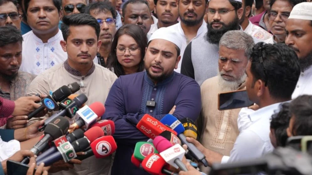 আবু সাঈদ জুলাই শহীদদের ইমাম: নাহিদ ইসলাম