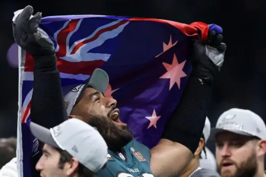 Super Bowl win sees Mailata complete 'greatest story in football'