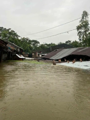 পাহাড়ি ঢলে বিপর্যস্ত চট্টগ্রাম-কক্সবাজার, পানিবন্দি লাখো মানুষ