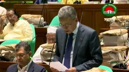 জাতীয় সংসদে ৫৫তম বাজেট উত্থাপন করছেন অর্থমন্ত্রী