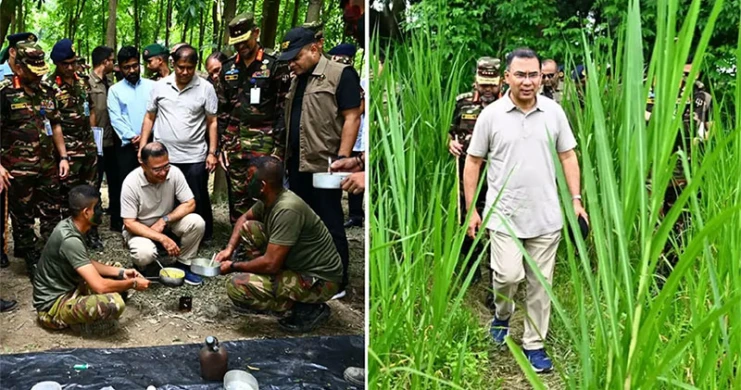 সেনাবাহিনীর গ্রীষ্মকালীন মহড়া পরিদর্শন করলেন প্রধানমন্ত্রী