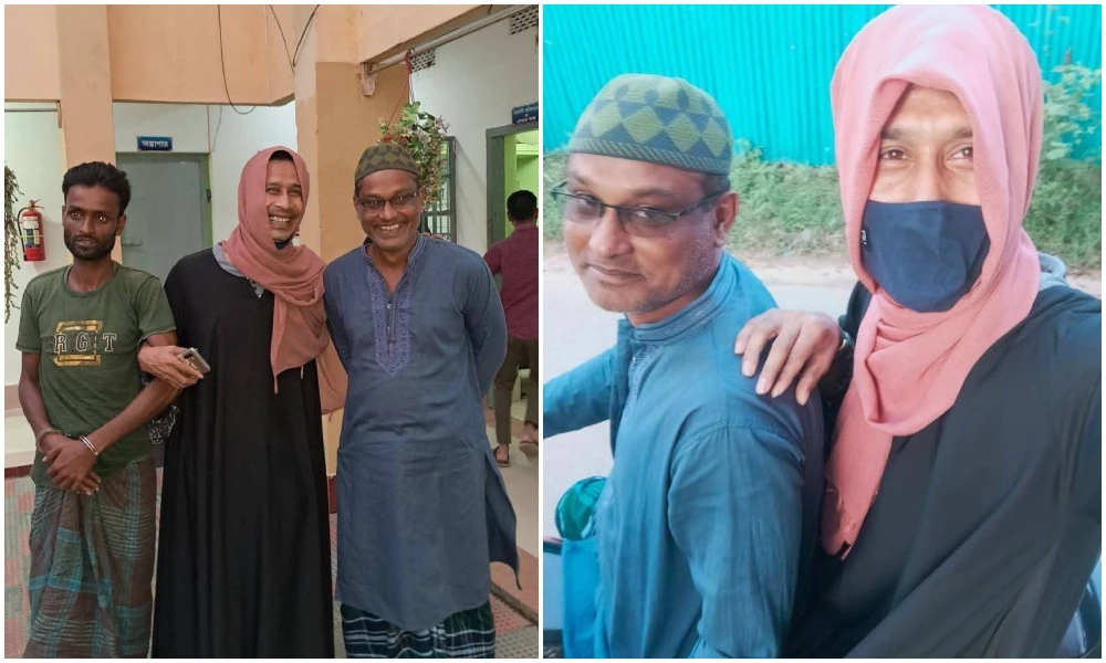 শ্রীমঙ্গলে অভিনব ছদ্মবেশে ধরা পড়ল পলাতক মাদক কারবারি স্বপন মিয়া