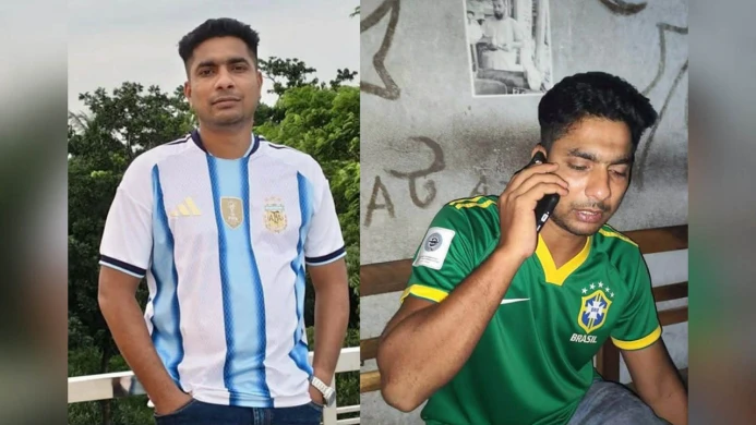 আর্জেন্টিনা সমর্থকের গায়ে এআই দিয়ে ব্রাজিলের জার্সি, থানায় অভিযোগ