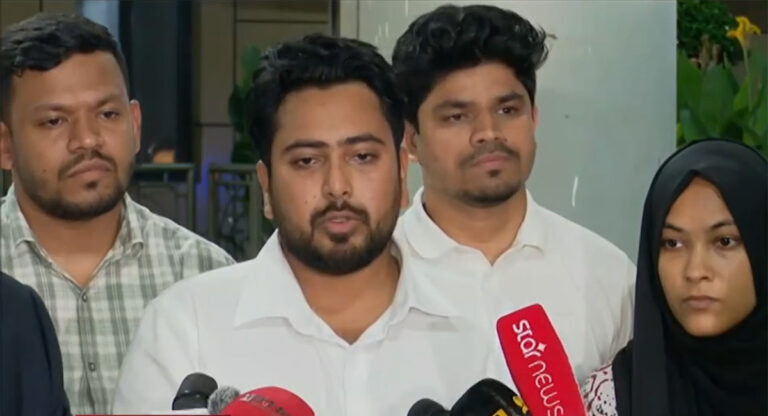 বাংলাদেশে জাতীয় পার্টির রাজনীতি করার কোনো অধিকার নেই: নাহিদ ইসলাম