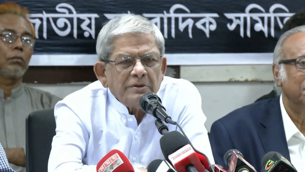 জুলাইয়ের চেতনা গণতন্ত্র প্রতিষ্ঠার সংগ্রাম: মির্জা ফখরুল